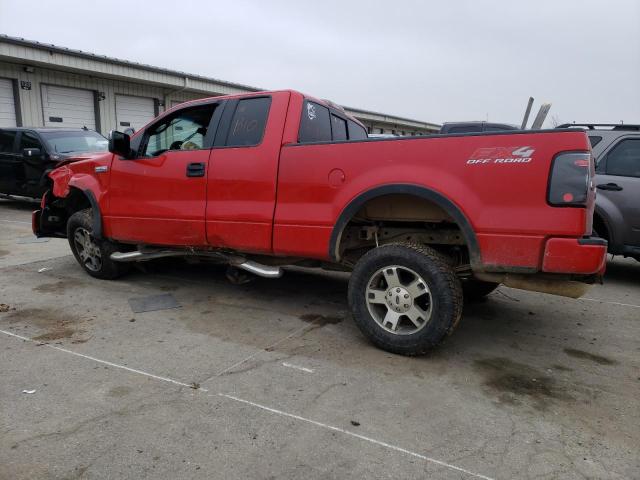1FTPX14594NA81143 - 2004 FORD F150 RED photo 2