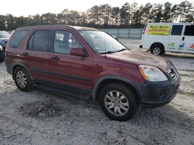 JHLRD68876C022709 - 2006 HONDA CR-V EX MAROON photo 4