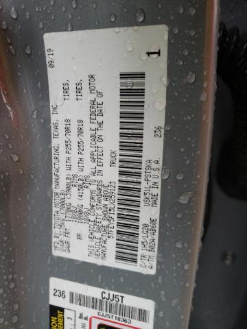 5TFEY5F15LX259123 - 2020 TOYOTA TUNDRA CREWMAX SR5 GRAY photo 12