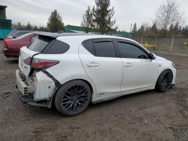 JTHKD5BH8F2223539 - 2015 LEXUS CT 200 WHITE photo 3