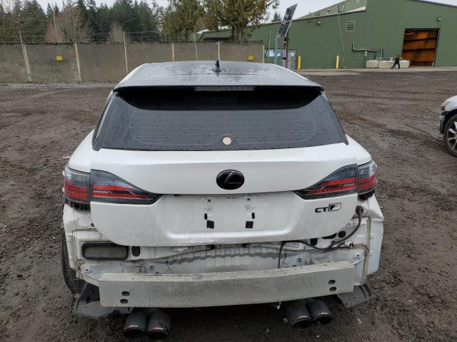 JTHKD5BH8F2223539 - 2015 LEXUS CT 200 WHITE photo 6