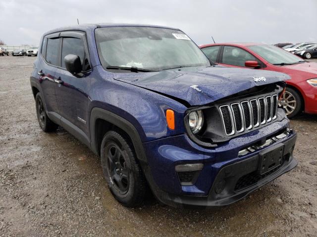 ZACNJCABXMPM15912 - 2021 JEEP RENEGADE SPORT BLUE photo 4