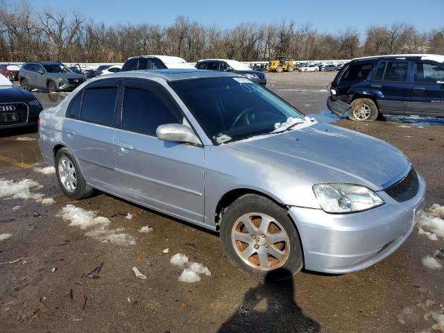 1HGES26731L006568 - 2001 HONDA CIVIC EX SILVER photo 4