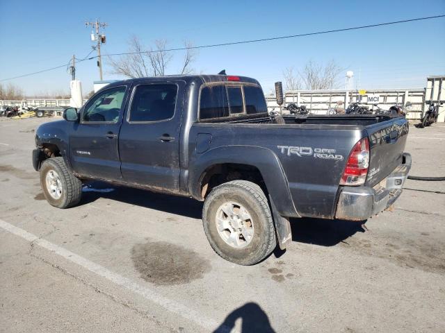 3TMLU4EN1FM167339 - 2015 TOYOTA TACOMA DOUBLE CAB GRAY photo 2