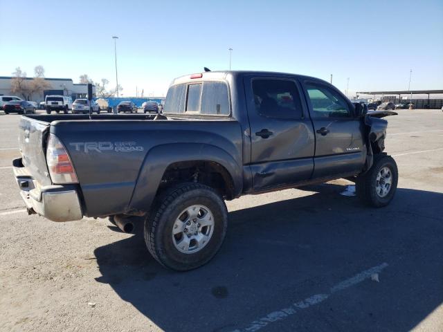 3TMLU4EN1FM167339 - 2015 TOYOTA TACOMA DOUBLE CAB GRAY photo 3