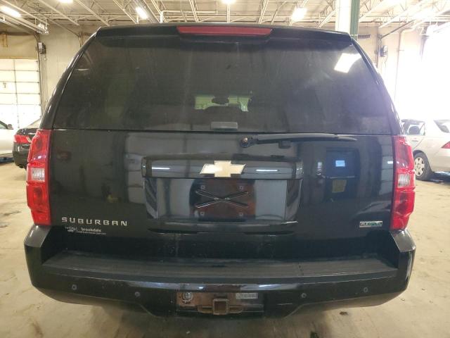 1GNUKJE36AR115467 - 2010 CHEVROLET SUBURBAN K1500 LT BLACK photo 6