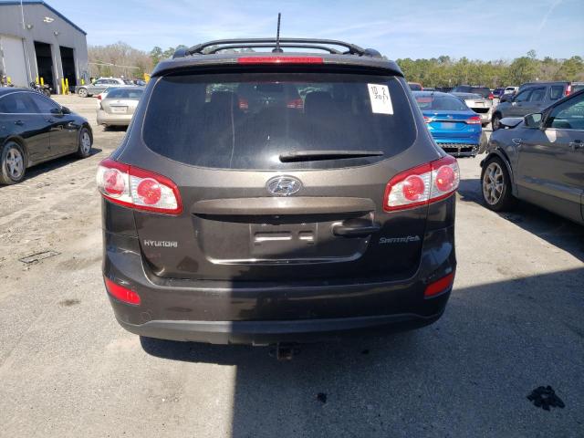 5XYZH4AG3BG055493 - 2011 HYUNDAI SANTA FE SE GRAY photo 6