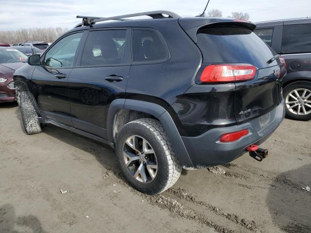 1C4PJMBS3EW187093 - 2014 JEEP CHEROKEE TRAILHAWK BLACK photo 2