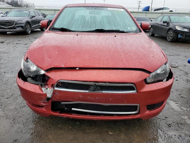 JA32U2FU9FU022114 - 2015 MITSUBISHI LANCER ES RED photo 5