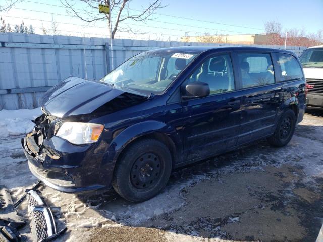 2C4RDGBG6ER330799 - 2014 DODGE GRAND CARA BLACK photo 1