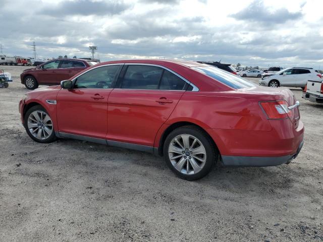 1FAHP2FW1BG177386 - 2011 FORD TAURUS LIMITED RED photo 2