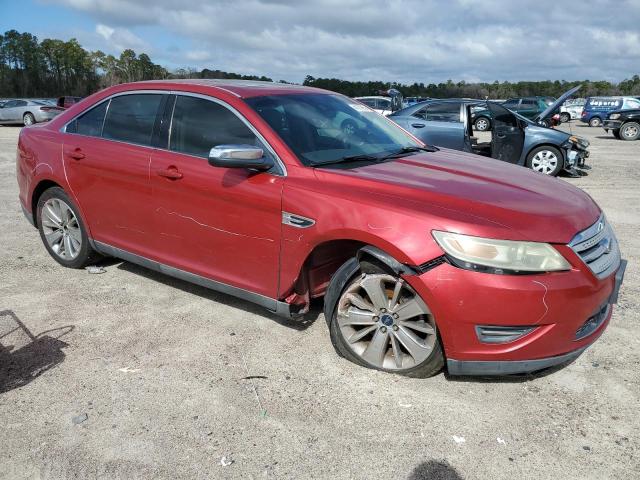 1FAHP2FW1BG177386 - 2011 FORD TAURUS LIMITED RED photo 4