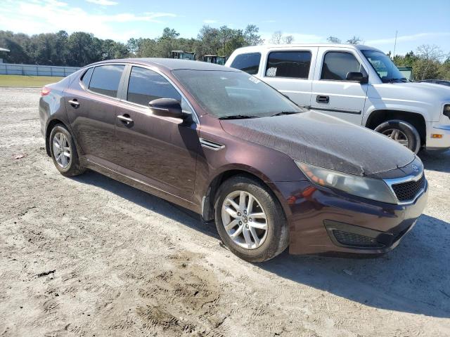 KNAGM4A70B5069490 - 2011 KIA OPTIMA LX PURPLE photo 4