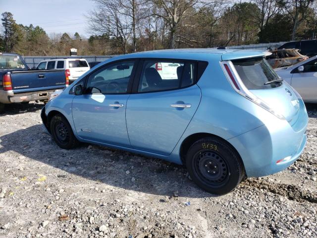 1N4AZ0CP5FC310662 - 2015 NISSAN LEAF S BLUE photo 2