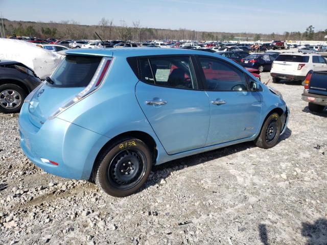 1N4AZ0CP5FC310662 - 2015 NISSAN LEAF S BLUE photo 3