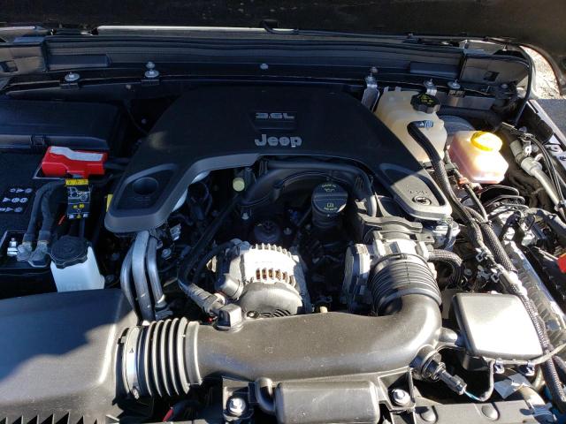 1C4HJXDG2KW616492 - 2019 JEEP WRANGLER U SPORT ნაცრისფერი ფოტო 11