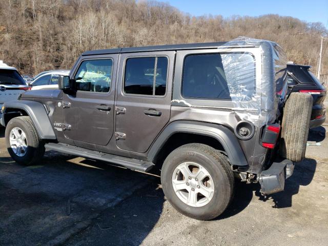 1C4HJXDG2KW616492 - 2019 JEEP WRANGLER U SPORT ნაცრისფერი ფოტო 2