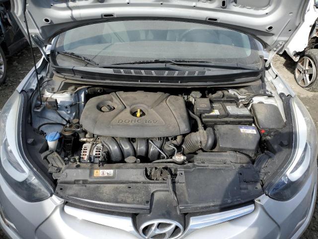 KMHDH4AE5FU436657 - 2015 HYUNDAI ELANTRA SE SILVER photo 11