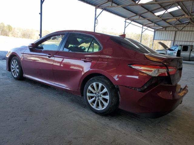 4T1B11HK8KU738234 - 2019 TOYOTA CAMRY L MAROON photo 2