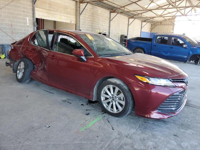 4T1B11HK8KU738234 - 2019 TOYOTA CAMRY L MAROON photo 4