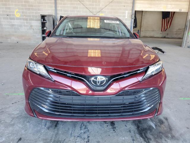 4T1B11HK8KU738234 - 2019 TOYOTA CAMRY L MAROON photo 5