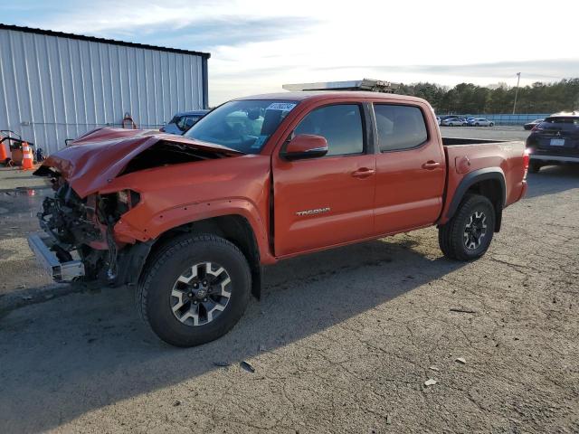 3TMCZ5AN4HM074735 - 2017 TOYOTA TACOMA DOUBLE CAB RED photo 1
