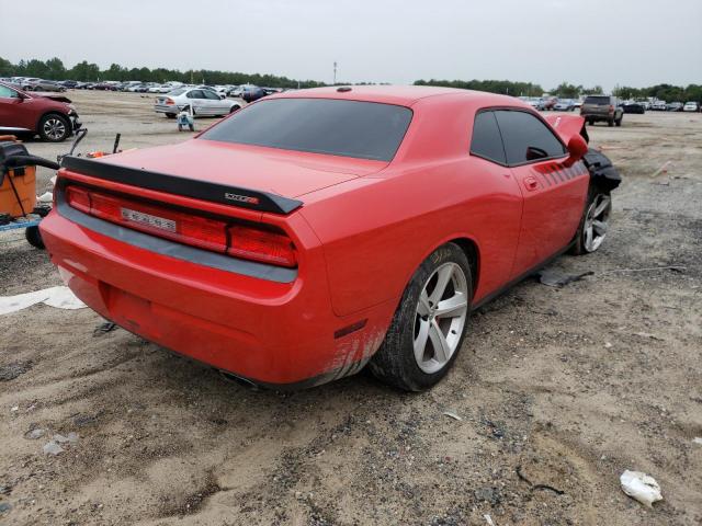 2B3CJ7DW7AH135301 - 2010 DODGE CHALLENGER SRT-8 红色 照片 4