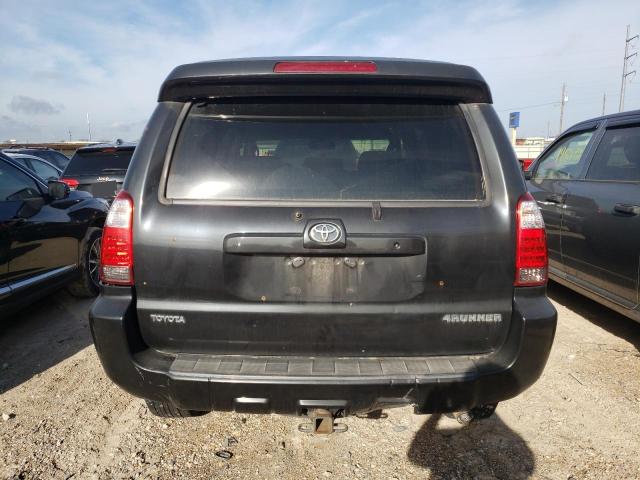 JTEBU14R468054919 - 2006 TOYOTA 4RUNNER SR5 BLACK photo 6