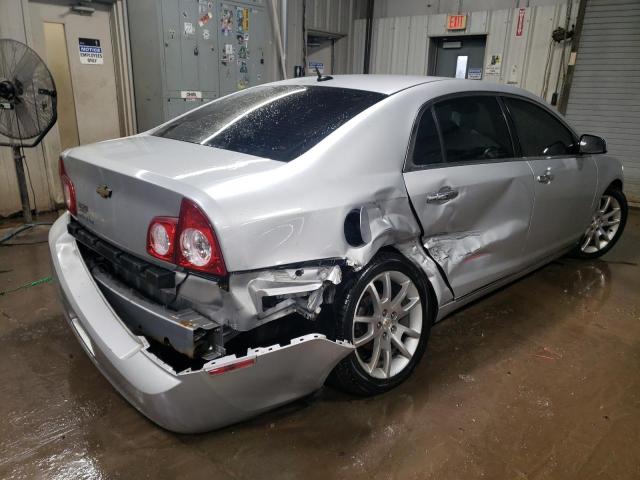 1G1ZE5EB1AF267638 - 2010 CHEVROLET MALIBU LTZ ვერცხლისფერი ფოტო 3