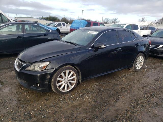 JTHBF5C23A5128804 - 2010 LEXUS IS 250 BLACK photo 1