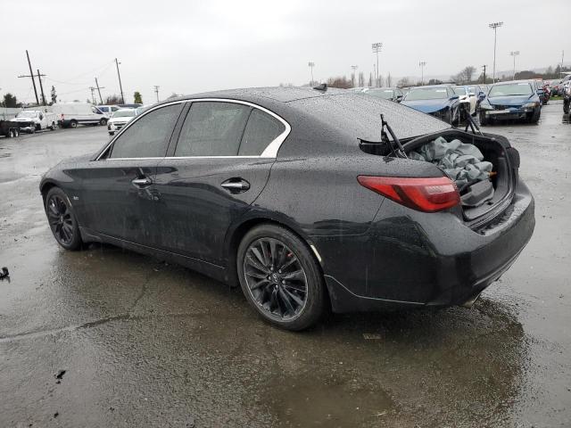 JN1EV7AP4JM350286 - 2018 INFINITI Q50 LUXE BLACK photo 2