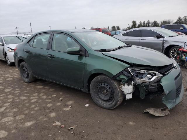 2T1BURHEXEC084102 - 2014 TOYOTA COROLLA L GREEN photo 4