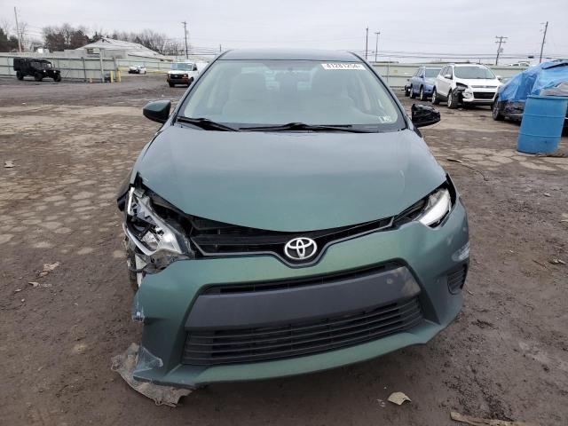 2T1BURHEXEC084102 - 2014 TOYOTA COROLLA L GREEN photo 5