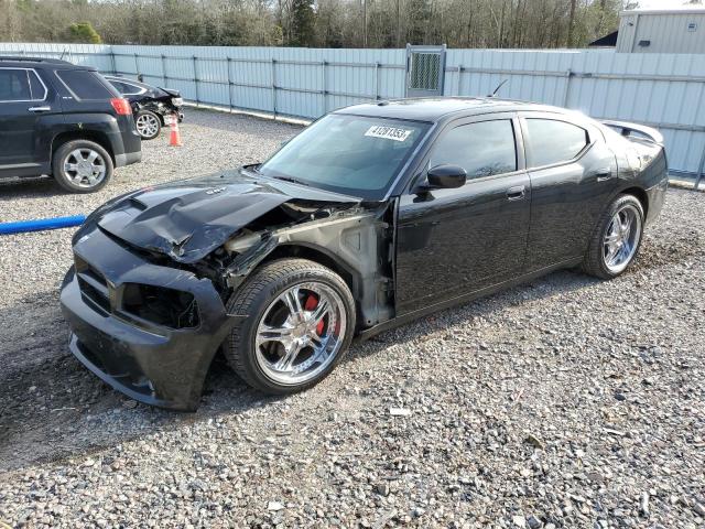 2B3LA73W28H271122 - 2008 DODGE CHARGER SRT-8 BLACK photo 1