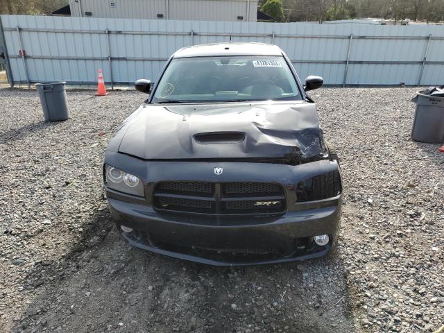 2B3LA73W28H271122 - 2008 DODGE CHARGER SRT-8 BLACK photo 5