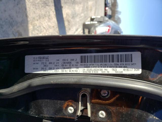 3C6UR5JL6GG341509 - 2016 RAM 2500 SLT 烧焦的 照片 12