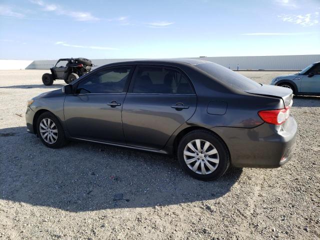 5YFBU4EE6DP093238 - 2013 TOYOTA COROLLA BASE GRAY photo 2