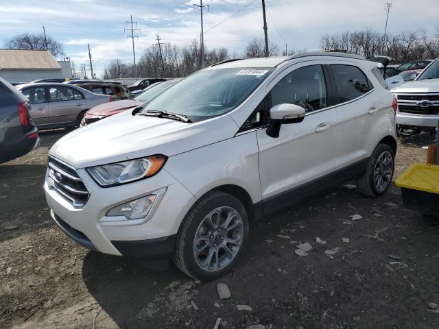 MAJ6S3KL0KC254294 - 2019 FORD ECOSPORT TITANIUM WHITE photo 1