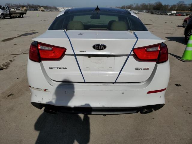 5XXGN4A78EG284163 - 2014 KIA OPTIMA EX WHITE photo 6