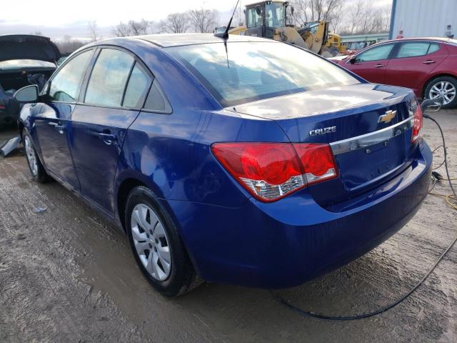 1G1PA5SH8D7306400 - 2013 CHEVROLET CRUZE LS BLUE photo 2