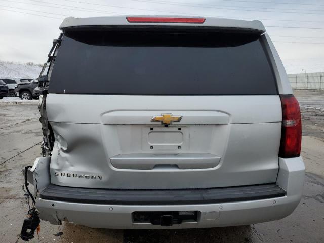 1GNSKHKC0HR155574 - 2017 CHEVROLET SUBURBAN K1500 LT SILVER photo 6