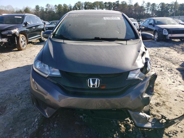 3HGGK5H52FM740792 - 2015 HONDA FIT LX GRAY photo 5