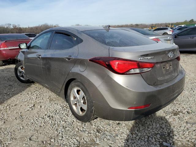 5NPDH4AE2EH518486 - 2014 HYUNDAI ELANTRA SE TAN photo 2