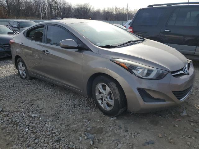 5NPDH4AE2EH518486 - 2014 HYUNDAI ELANTRA SE TAN photo 4