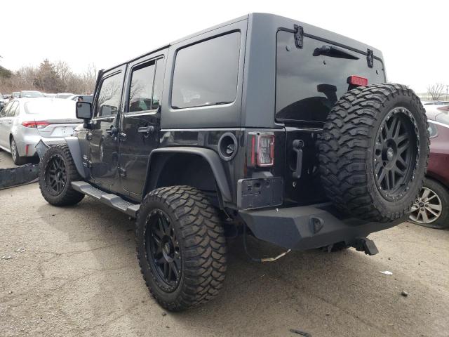 1C4HJWEG3EL210980 - 2014 JEEP WRANGLER U SAHARA BLACK photo 2