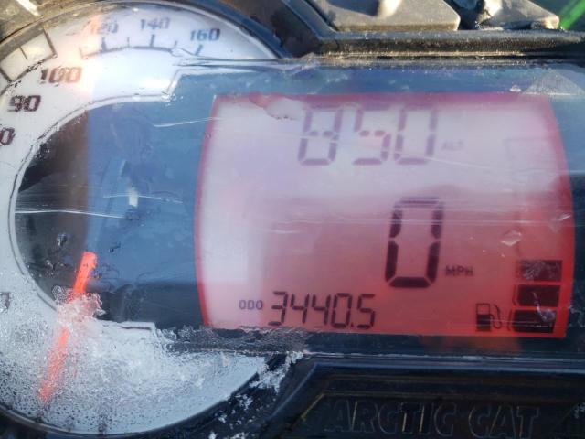 4UF13SNW1DT124974 - 2013 ARCTIC CAT SNOPRO მწვანე ფოტო 8