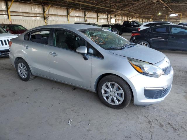 KNADM4A37G6638630 - 2016 KIA RIO LX SILVER photo 4