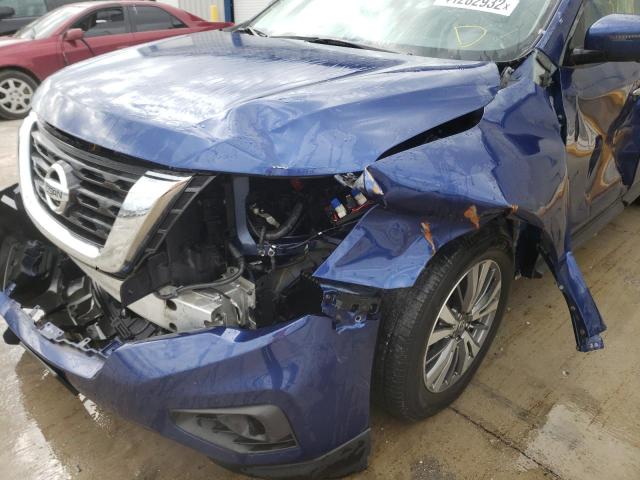 5N1DR2MM6KC646785 - 2019 NISSAN PATHFINDER S 蓝色 照片 9