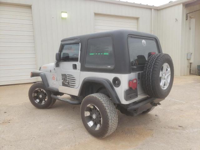 1J4FA29125P364055 - 2005 JEEP WRANGLER / SE SILVER photo 2