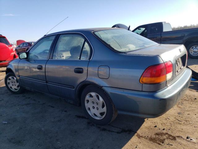 2HGEJ6678VH507579 - 1997 HONDA CIVIC LX BLUE photo 2